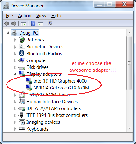 nvidia display adapter