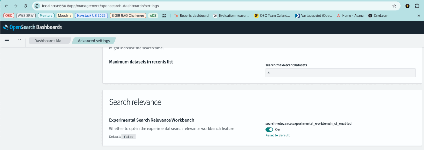 Search Relevance Workbench